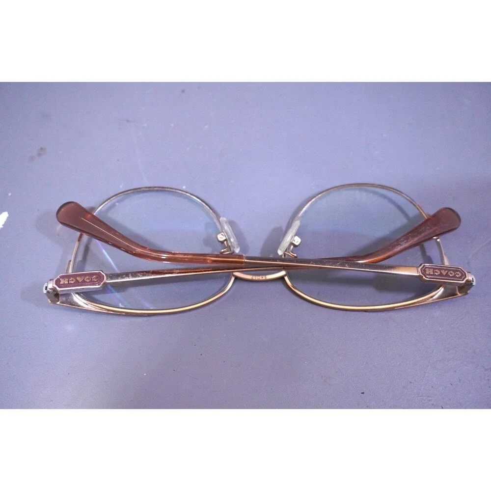 Coach Eyeglasses Frames HC5148 9419 Rose Gold/Light Eggplant Cat Eye 54-17-140